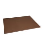 HC873 Low Density Brown Chopping Board Large 600x450x10mm