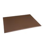 J005 High Density Brown Chopping Board Large 600x450x12mm