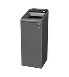 CX978 Configure Recycling Bin with General Waste Label Black 57L