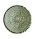 CX645 Stonecast Patina Walled Plates Green 260mm (Pack of 6)