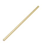 Image of DW192 Biodegradable Paper Straws Gold 200mm (Pack of 250)