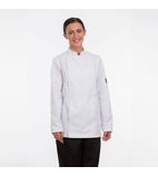 Ladies Long Sleeve Chefs Jacket White