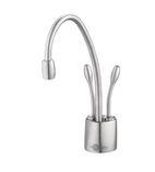 Image of SA531 Steaming Hot and Cold Water Tap Brushed Steel with Installation Kit