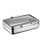55.0129.6040 Hot & Fresh Manhattan 1/1 GN Heavy Duty Induction Ready Stainless Steel Chafing Dish