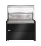 Image of Tibet FP922-100 1000mm Wide Flat Glass Serve Over Counter Display Fridge
