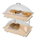 CB807 2 Tier Stand Chrome Plated