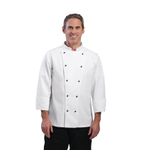 DL710-XXL Chicago Long Sleeve Chef Jacket - White