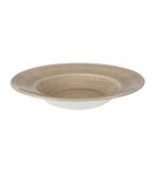 Patina HC799 Antique Round Wide Rim Bowls Taupe 280mm