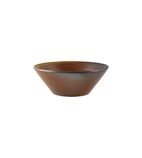 BM999CO Terra Porcelain Rustic Copper Conical Bowl 16cm