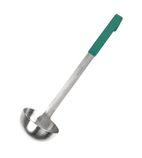Image of CD148 Heavy Duty Stainless Steel Colour Coded Ladle Teal 177ml