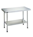 L6509CT 900w x 650d mm Stainless Steel Centre Table with One Undershelf