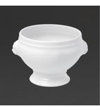 DT876 French Classics Lion-Headed Soup Bowls White 125mm