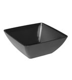 Image of DP147 Curved Black Melamine Bowl 11"