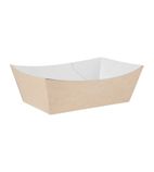 Image of CK935 Compostable Kraft Food Trays Small 124mm (Pack of 500)