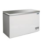 G-Series CE211 466 Ltr White Chest Freezer With Stainless Steel Lid
