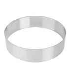 GM374 Stainless Steel Mousse Ring 240 x 60mm