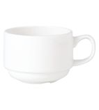 V7658 Simplicity White Stacking Espresso Cups 100ml (Pack of 12)