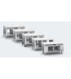 iVario 60.31.856 Combination Oven Stand with Stainless Steel Feet for iVario 2-S