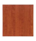 Werzalit Square Table Top Wild Pear Cognac 600mm - CG692