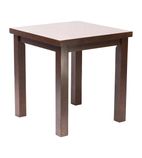 FT487 Kendal Square Dining Table Dark Wood 700x700mm