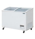 Image of G-Series GM499 270 Ltr White Display Chest Freezer With Glass Lid