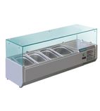 Image of G-Series GD875 3 x 1/3 & 1 x 1/2 GN Refrigerated Countertop Food Prep Display Topping Unit
