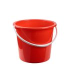 F9875RD Plastic Bucket 10ltr Red