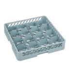 F612 500mm Glass Rack 16 Compartments