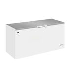 LHF620SS 607 Ltr White Chest Freezer With Stainless Steel Lid