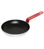 CK963 Non-stick Aluminium Frying Pan with Red Handle 200mm
