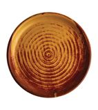 FA309 Canvas Small Rim Round Plate Sienna Rust 180mm (Pack of 6)
