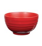 Image of Rustics Deli GF707 Red Glaze Ripple Bowls Small (Pack of 6)