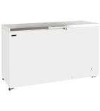 GM400SS 385 Ltr White Chest Freezer With Stainless Steel Lid