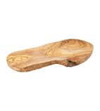 Image of DC117 Rustic Olive Wood Oval Platters 400mm (Pack of 6)