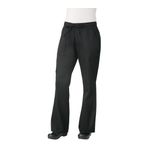 B630-XS Womens Cargo Chefs Trousers Black XS