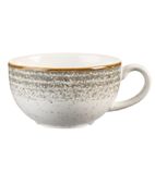 Studio Prints Homespun DM424 Stone Grey Cappuccino Cup 227ml 8oz