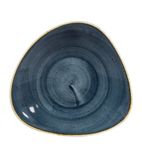 DY798 Triangular Shallow Bowls Blueberry 210mm (Pack of 12)