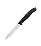 CX743 Paring Knife Pointed Tip Black 10cm