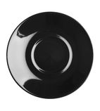 Image of Café CU956 Saucers Black 116mm (Pack of 12)