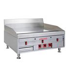 MKE36 Electric Countertop Chrome Flat Plate Griddle