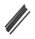 FB145 Paper Smoothie Straws Black 210mm (Pack of 250)