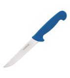 Image of C854 Boning Knife 6" Stiff Blade Blue Handle