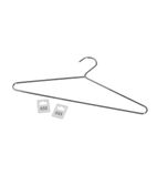 Image of DP918 Chrome Plated Steel Hangers with Tags (Pack of 50)