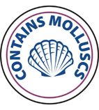GM812 Food Allergen Label Molluscs (Pack of 1000)