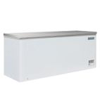 CM532 587 Ltr White Chest Freezer With Stainless Steel Lid