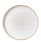 FC162 Stonecast Walled Chefs Plates Barley White 210mm (Pack of 6)