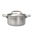 CS687 DeBuyer Affinity Stainless Steel Stew Pan With Lid 24 cm