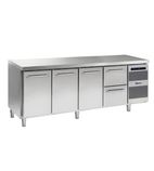 GASTRO K 2207 CSG A DL/DL/DL/2D L2 Heavy Duty 668 Ltr 3 Door / 2 Drawer Stainless Steel Refrigerated Prep Counter