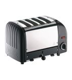 40344 4 Slice Vario Black Toaster