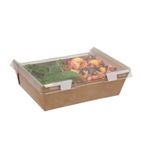 FA388 Combione Recyclable Kraft Food Trays With Lid 910ml / 32oz